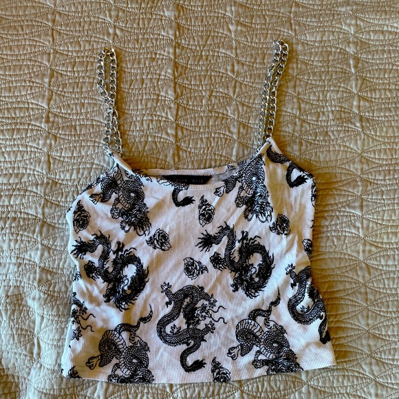 • Women’s Dragon Crop-top - Picture 1 of 3